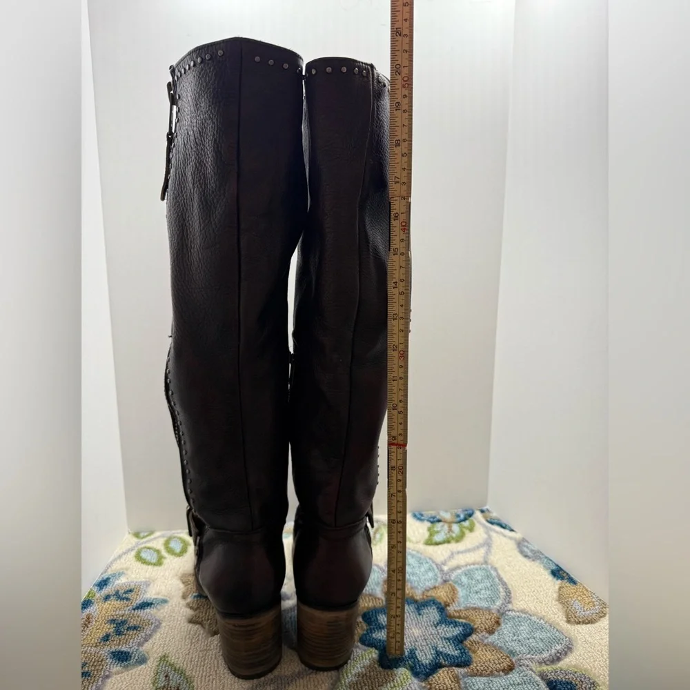 Freebird Tall Knee High Side Zip Boots Burgundy 11 NWT - Picture 6 of 8